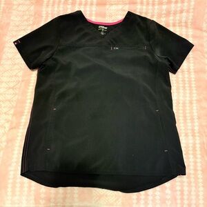 Women’s Black Scrub Top